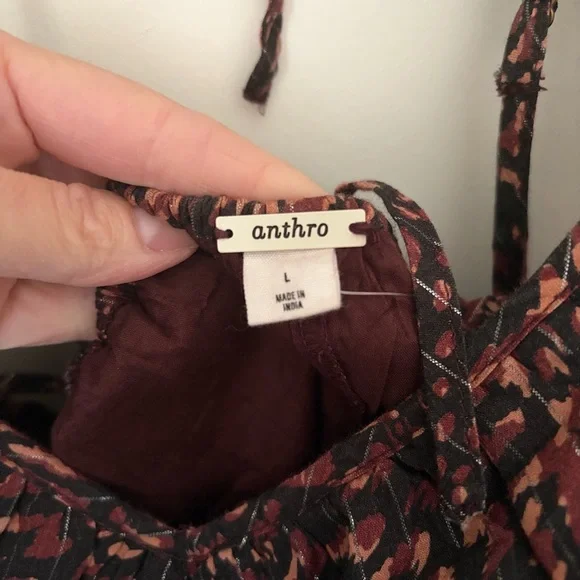 Anthropologie V Neck Bubble Dress - Picture 8 of 8